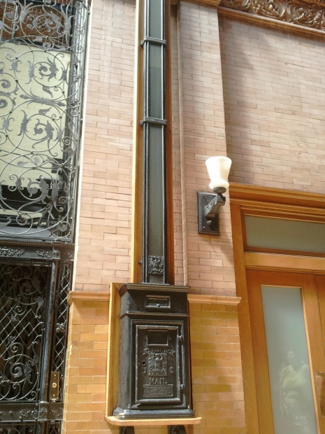 mail slot historic bradbury building los angeles